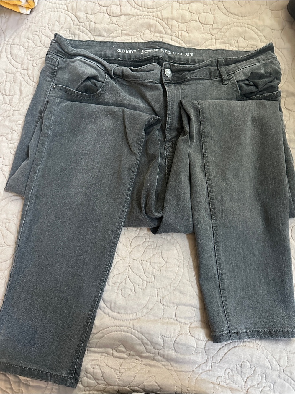 Old Navy Gray Stretch Jeggings